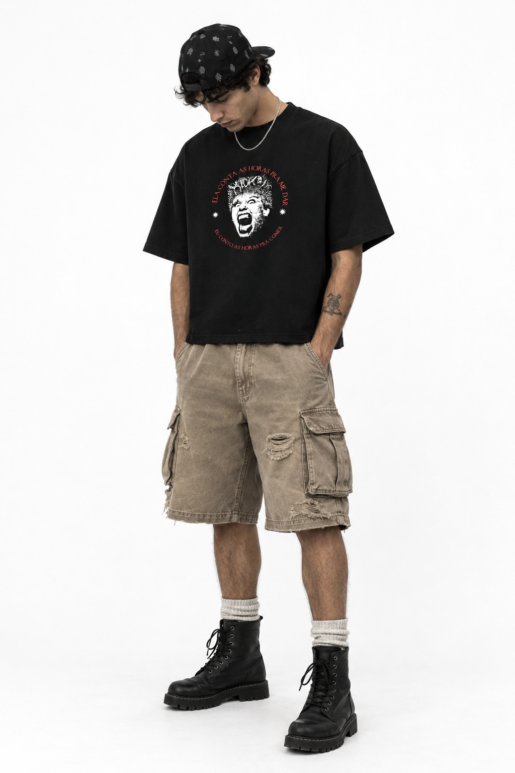 She Counts - Black Boxy Fit T-Shirt