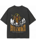 Vintage Fade Wash Oversized T-shirt Back Design