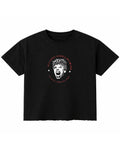 Black Boxy Fit T-shirt Front Design